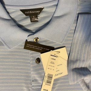 Men’s Croft and Barrow polo  shirt. New with tags